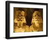 Detail of seated colossi of Ramesses II at Abu Simbel temple-Franz-Marc Frei-Framed Photographic Print