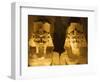 Detail of seated colossi of Ramesses II at Abu Simbel temple-Franz-Marc Frei-Framed Photographic Print