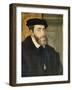 Detail of Seated Portrait of Emperor Charles V (1488-1576) 1548-Titian (Tiziano Vecelli)-Framed Giclee Print