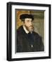 Detail of Seated Portrait of Emperor Charles V (1488-1576) 1548-Titian (Tiziano Vecelli)-Framed Giclee Print