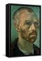 Detail of Self-Portrait-Vincent van Gogh-Framed Stretched Canvas