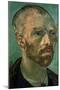 Detail of Self-Portrait-Vincent van Gogh-Mounted Giclee Print