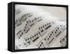 Detail of Sheet Music-Ryan Mcvay-Framed Stretched Canvas