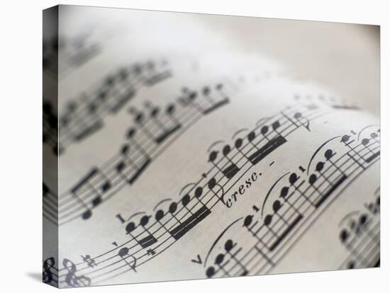 Detail of Sheet Music-Ryan Mcvay-Stretched Canvas