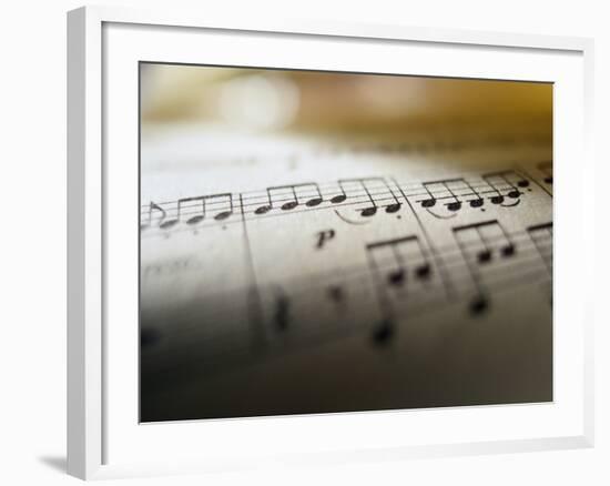 Detail of Sheet Music-Ryan Mcvay-Framed Photographic Print