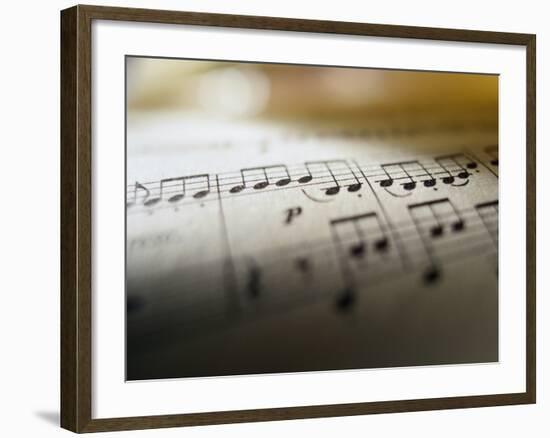 Detail of Sheet Music-Ryan Mcvay-Framed Photographic Print