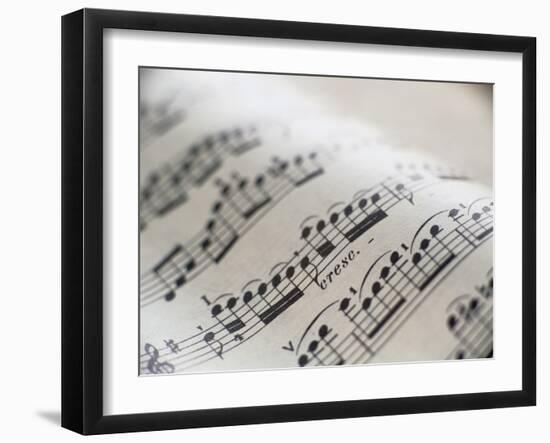 Detail of Sheet Music-Ryan Mcvay-Framed Photographic Print