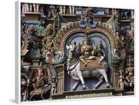 Detail of Shri Meenakshi-Sundareshwarar Temnple, Madurai, Tamil Nadu State, India-Jane Sweeney-Framed Photographic Print