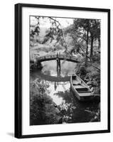 Detail of Shukkei-en Garden, Hiroshima, Japan-Walter Bibikow-Framed Premium Photographic Print