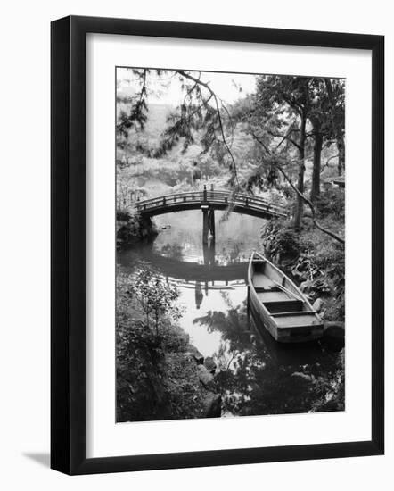 Detail of Shukkei-en Garden, Hiroshima, Japan-Walter Bibikow-Framed Photographic Print