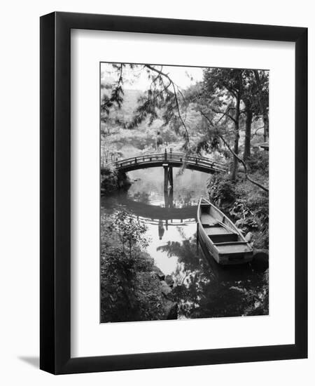 Detail of Shukkei-en Garden, Hiroshima, Japan-Walter Bibikow-Framed Photographic Print