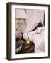 Detail of Side Table and Four Poster Bed in Bedroom, Lutyens Style Bungalow, New Delhi, India-John Henry Claude Wilson-Framed Photographic Print