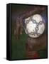 Detail of Soccer Playerand Ball-null-Framed Stretched Canvas