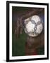 Detail of Soccer Playerand Ball-null-Framed Photographic Print