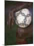 Detail of Soccer Playerand Ball-null-Mounted Photographic Print