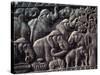 Detail of South Gate of the Great Stupa, Sanchi, Near Bhopal, Madhya Pradesh State, India-Woolfitt Adam-Stretched Canvas