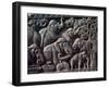 Detail of South Gate of the Great Stupa, Sanchi, Near Bhopal, Madhya Pradesh State, India-Woolfitt Adam-Framed Photographic Print