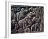 Detail of South Gate of the Great Stupa, Sanchi, Near Bhopal, Madhya Pradesh State, India-Woolfitt Adam-Framed Photographic Print