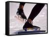 Detail of Speed Skater,S Feet at the Start, Inzell-Chris Cole-Framed Stretched Canvas