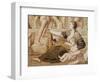 Detail of St. Cecilia Distributing Alms C.1612-15-Domenichino-Framed Giclee Print