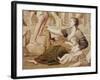 Detail of St. Cecilia Distributing Alms C.1612-15-Domenichino-Framed Giclee Print