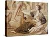 Detail of St. Cecilia Distributing Alms C.1612-15-Domenichino-Stretched Canvas