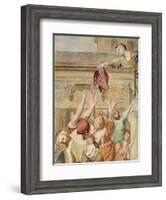 Detail of St. Cecilia Distributing Alms, C.1612-15-Domenichino-Framed Giclee Print