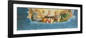 Detail of St. Cecilia Surrounded by St. Paul-Raphael-Framed Giclee Print