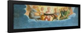 Detail of St. Cecilia Surrounded by St. Paul-Raphael-Framed Giclee Print