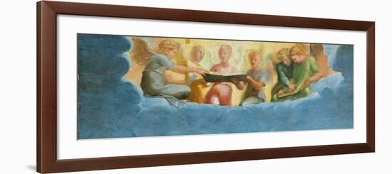 Detail of St. Cecilia Surrounded by St. Paul-Raphael-Framed Giclee Print