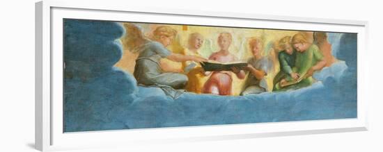 Detail of St. Cecilia Surrounded by St. Paul-Raphael-Framed Premium Giclee Print