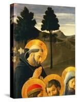 Detail of St. Dominic from the Crucifixion-Fra Angelico-Stretched Canvas