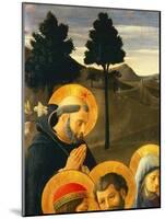 Detail of St. Dominic from the Crucifixion-Fra Angelico-Mounted Giclee Print