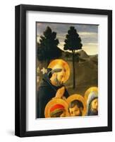 Detail of St. Dominic from the Crucifixion-Fra Angelico-Framed Giclee Print