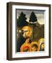 Detail of St. Dominic from the Crucifixion-Fra Angelico-Framed Premium Giclee Print