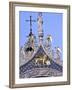 Detail of St. Mark's Basilica, Piazza San Marco (St. Mark's Square), Venice, Veneto, Italy-Guy Thouvenin-Framed Photographic Print