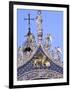 Detail of St. Mark's Basilica, Piazza San Marco (St. Mark's Square), Venice, Veneto, Italy-Guy Thouvenin-Framed Photographic Print