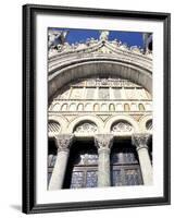 Detail of St. Mark's Basilica, Venice, Veneto, Italy-Guy Thouvenin-Framed Photographic Print