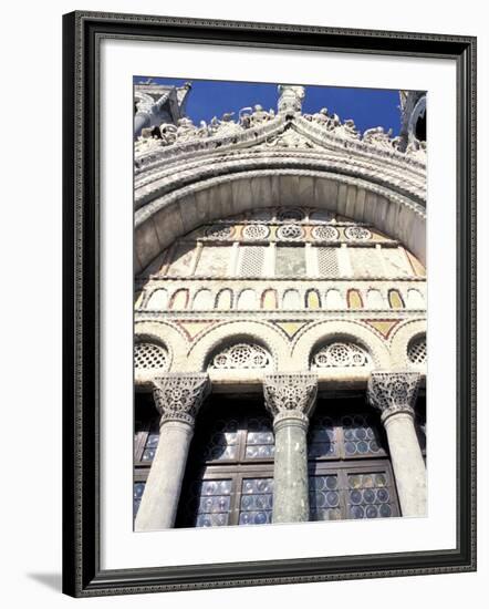 Detail of St. Mark's Basilica, Venice, Veneto, Italy-Guy Thouvenin-Framed Photographic Print