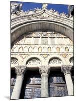 Detail of St. Mark's Basilica, Venice, Veneto, Italy-Guy Thouvenin-Mounted Photographic Print