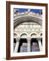 Detail of St. Mark's Basilica, Venice, Veneto, Italy-Guy Thouvenin-Framed Photographic Print