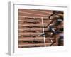 Detail of Start of Womens 100M Race-Steven Sutton-Framed Photographic Print