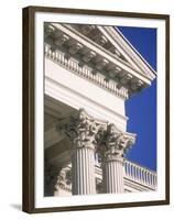 Detail of State Capitol Building, Sacramento, CA-Shmuel Thaler-Framed Premium Photographic Print