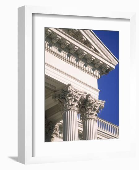 Detail of State Capitol Building, Sacramento, CA-Shmuel Thaler-Framed Photographic Print