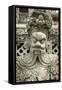 Detail of Statue at Wat Arun (Temple of the Dawn), Bangkok, Thailand, Southeast Asia, Asia-John Woodworth-Framed Stretched Canvas