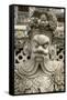 Detail of Statue at Wat Arun (Temple of the Dawn), Bangkok, Thailand, Southeast Asia, Asia-John Woodworth-Framed Stretched Canvas