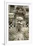 Detail of Statue at Wat Arun (Temple of the Dawn), Bangkok, Thailand, Southeast Asia, Asia-John Woodworth-Framed Photographic Print