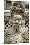 Detail of Statue at Wat Arun (Temple of the Dawn), Bangkok, Thailand, Southeast Asia, Asia-John Woodworth-Mounted Photographic Print