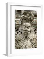 Detail of Statue at Wat Arun (Temple of the Dawn), Bangkok, Thailand, Southeast Asia, Asia-John Woodworth-Framed Photographic Print