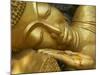 Detail of Statue of Buddha, Phu Si Hill, Luang Prabang, UNESCO World Heritage Site, Laos, Indochina-null-Mounted Photographic Print